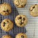 Vegan Friendly Chocolate Chip Banana Nut Muffins on a wire rack