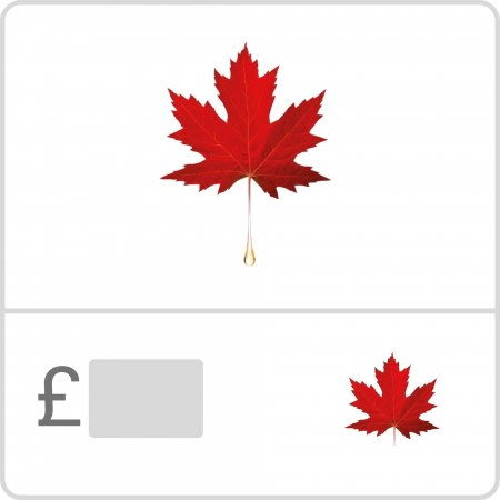 Gift Voucher / Gift Card / Coupon with Pure Maple logo