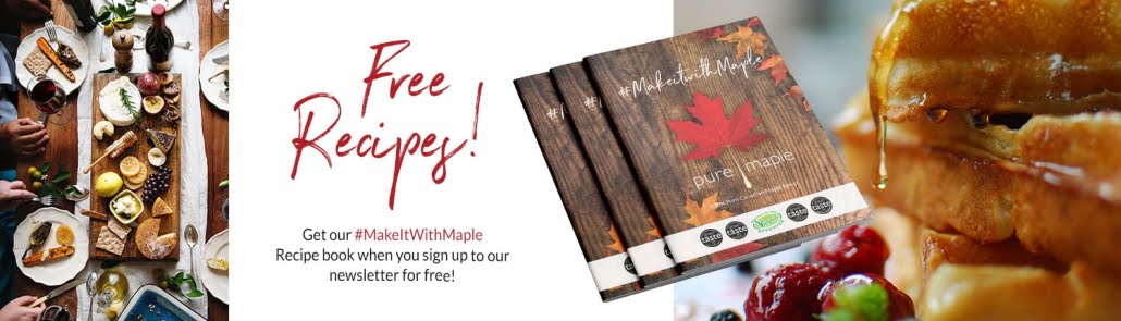 Free Recipes - Recipe book when you sign up to our newsletter for free