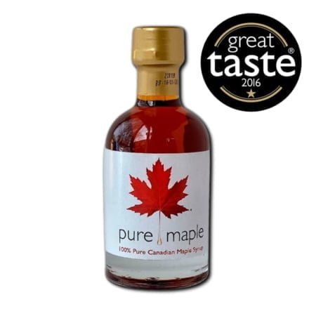 200ml Bottle - Amber Rich - Great Taste Award - Pure Maple Syrup