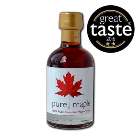 200ml Bottle - Dark Robust - Great Taste Award - Pure Maple Syrup